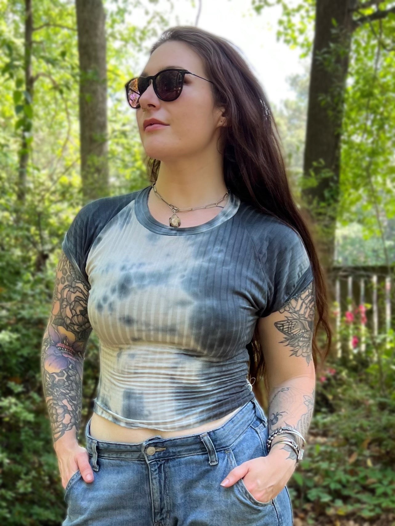 Pisgah Tee prototype Tencel Rib