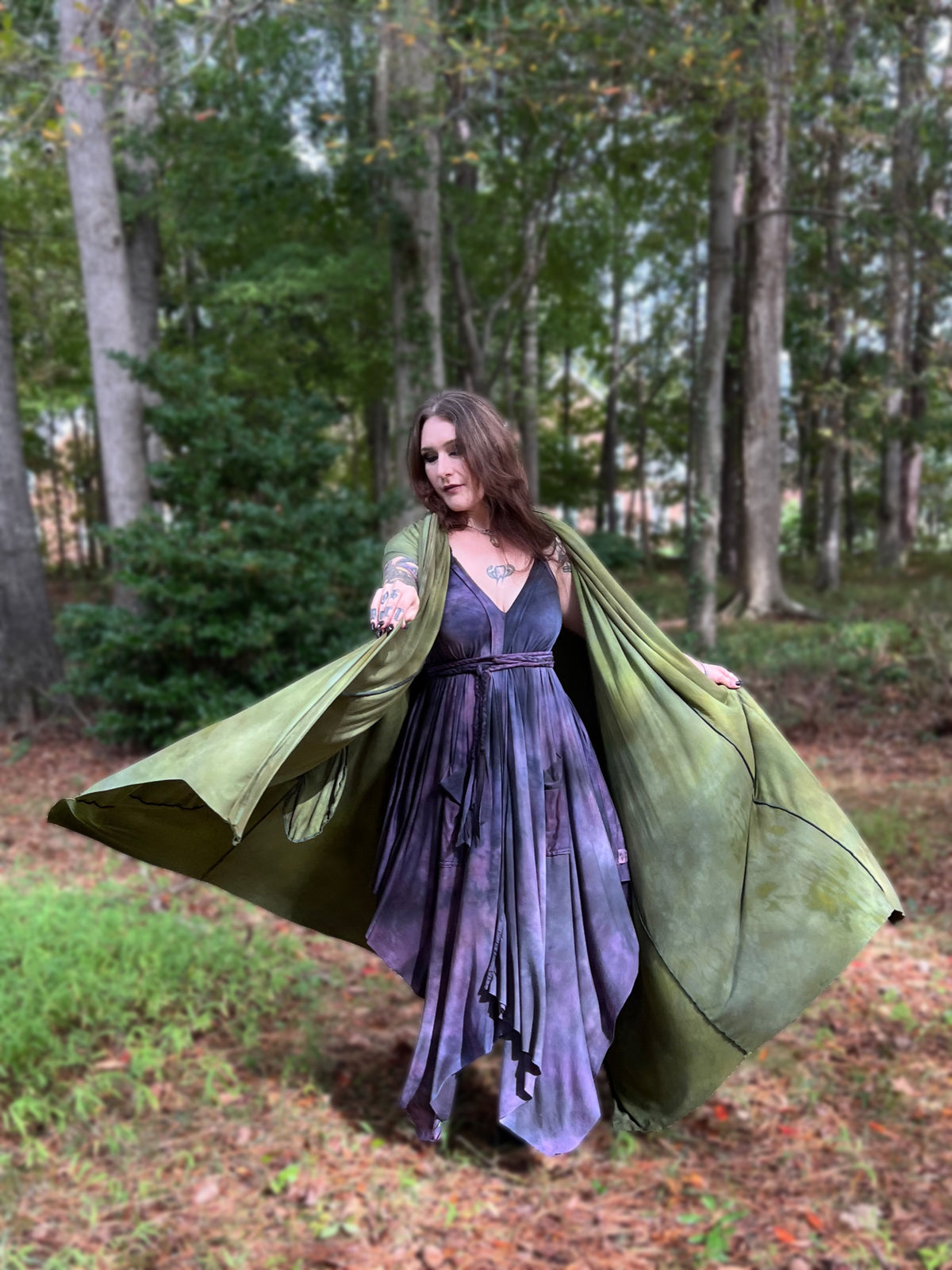 Your Favorite NPC Cloak Viburnum OOAK