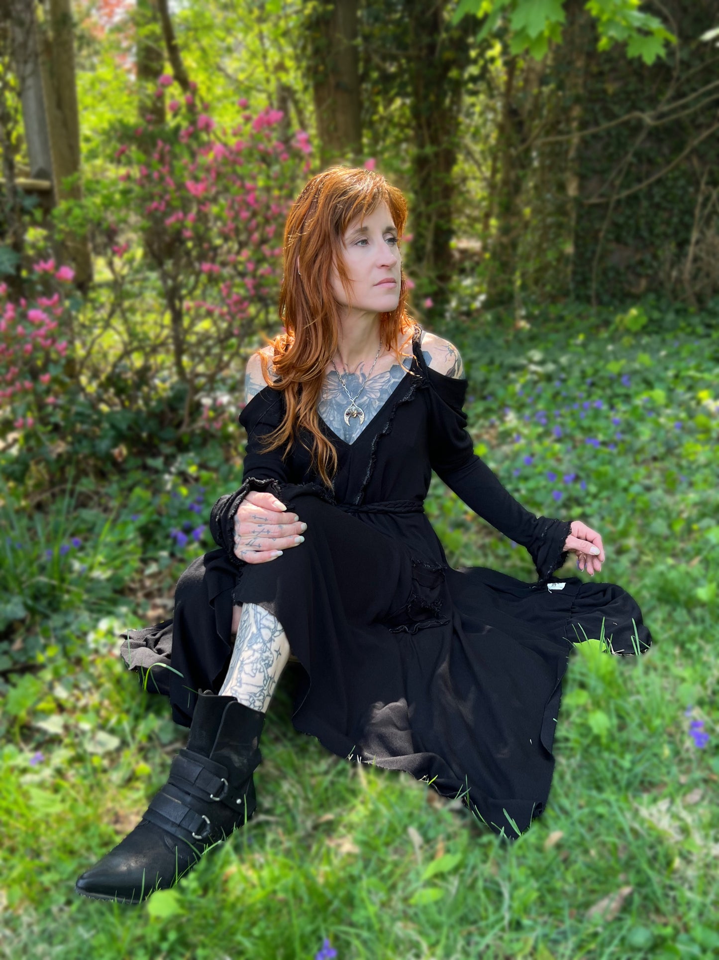 Adventuring Dress Midnight colorway