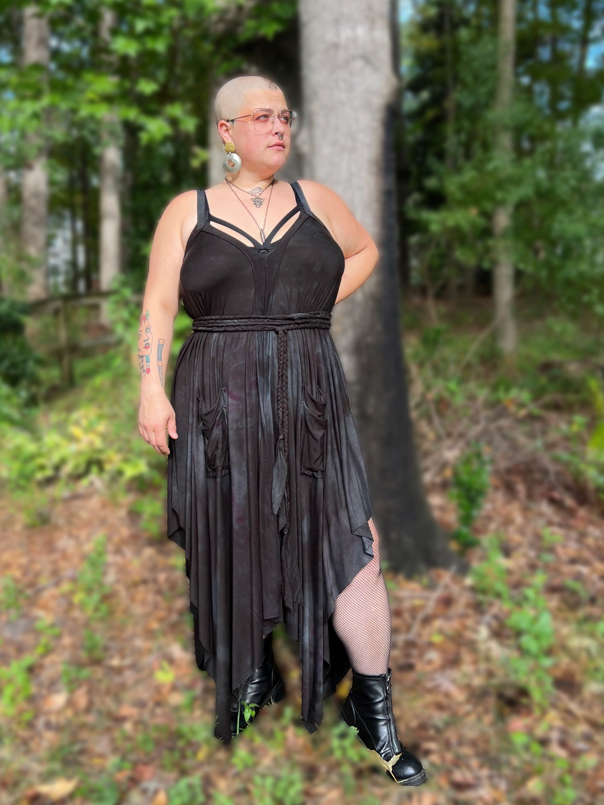 Adjustable Adventuring Dress Witching Hour OOAK