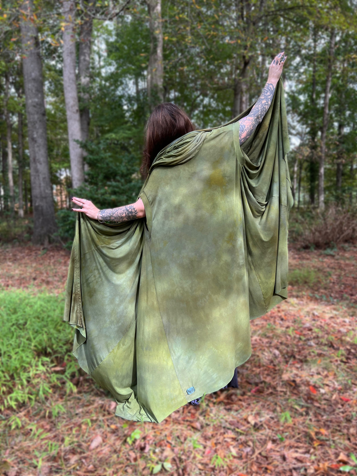 Your Favorite NPC Cloak Viburnum OOAK