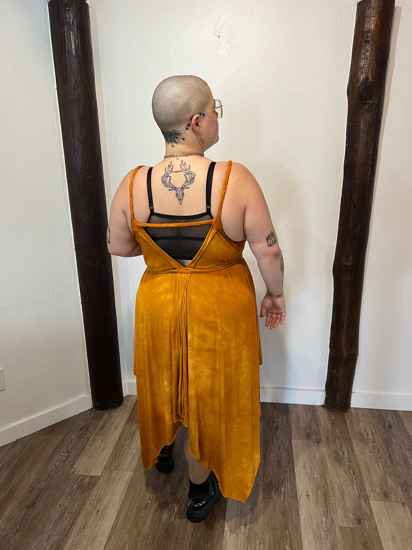 Adventuring Dress Helianthus colorway