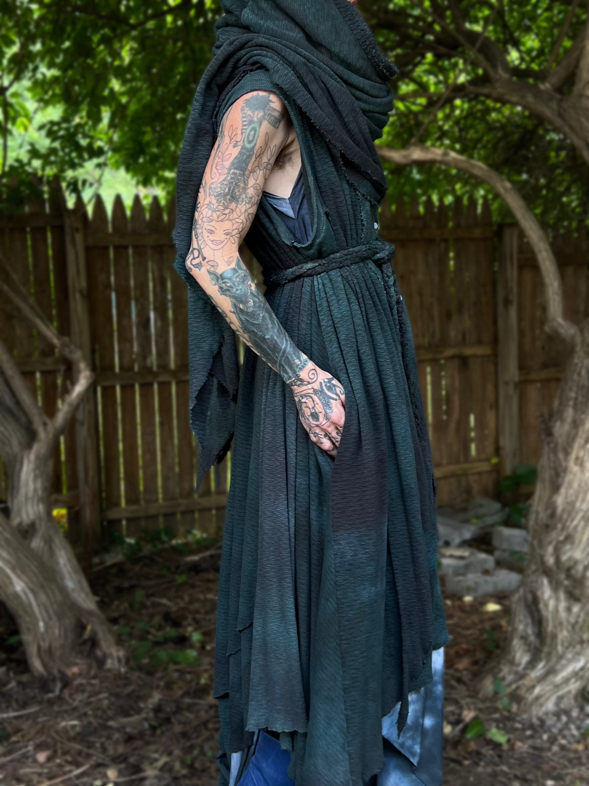 Traveler’s Cloak Woods Witch OOAK