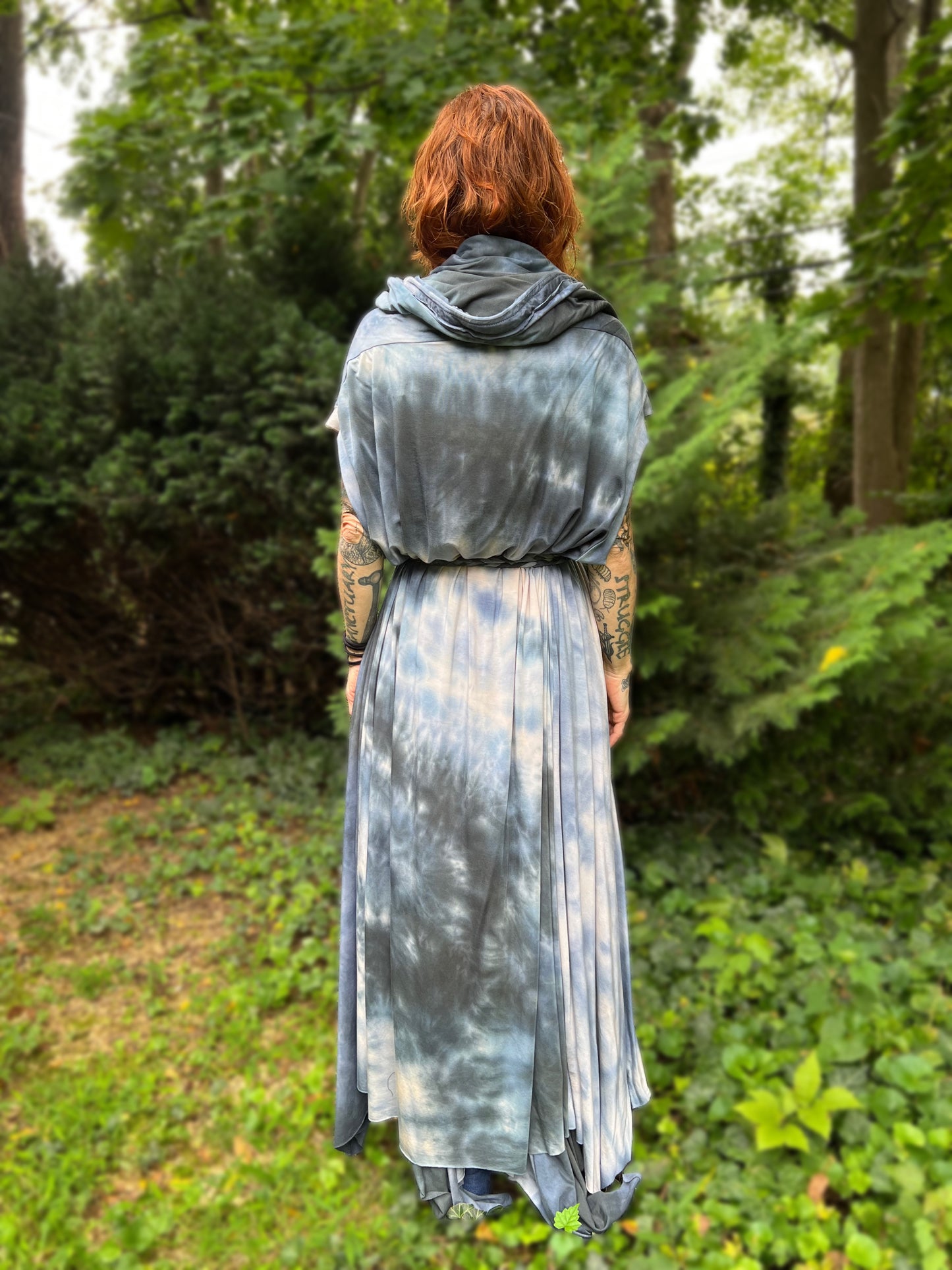 Your Favorite NPC Cloak Full Length Atlantic OOAK