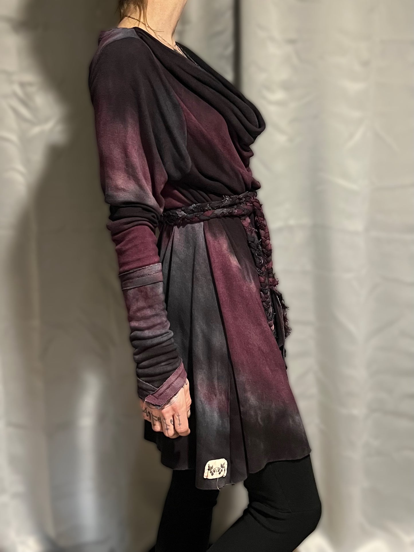 Tupelo Tunic Pokeberry Long version OOAK