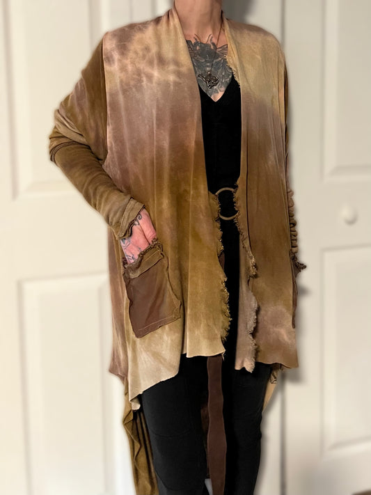 Blackwater Cardigan Cambium colorway OOAK