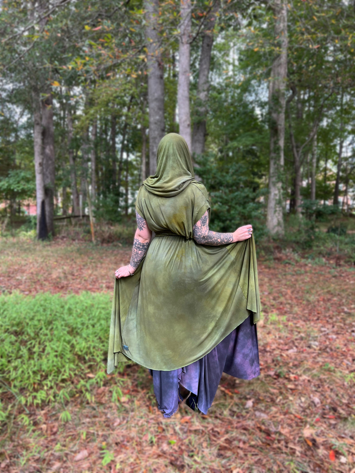 Your Favorite NPC Cloak Viburnum OOAK
