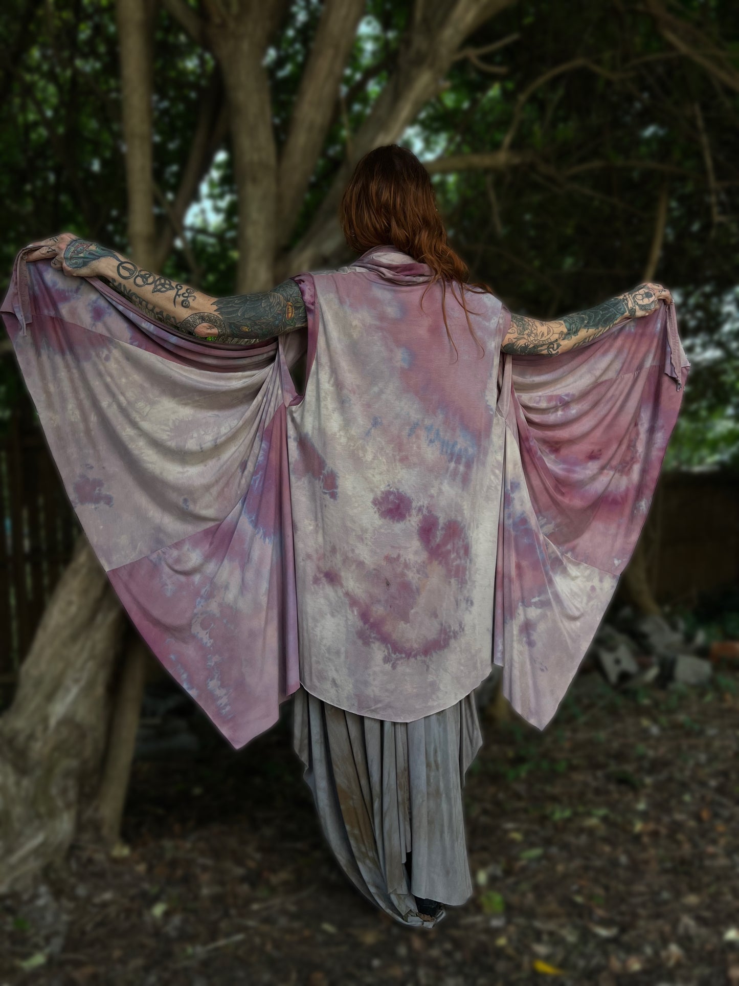 Your Favorite NPC Cloak Cropped Sweet Pea OOAK