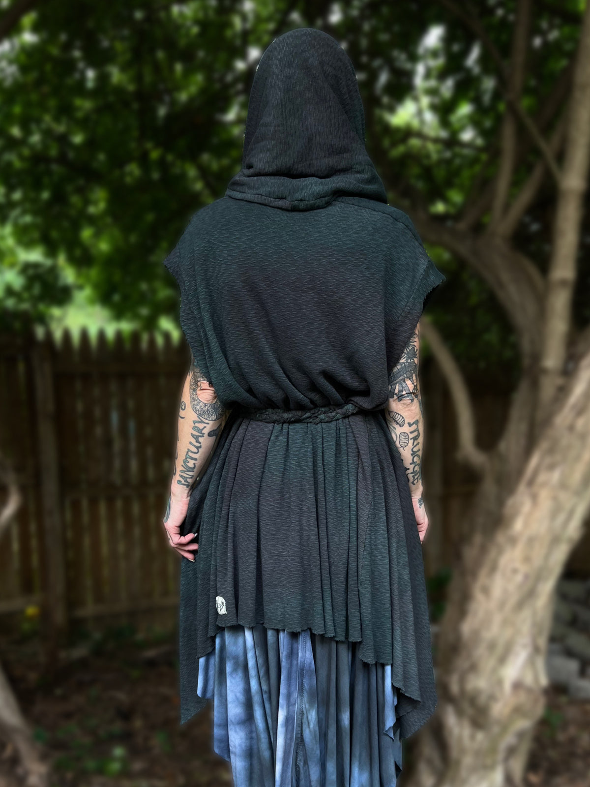 Your Favorite NPC Cloak Cropped Woods Witch OOAK