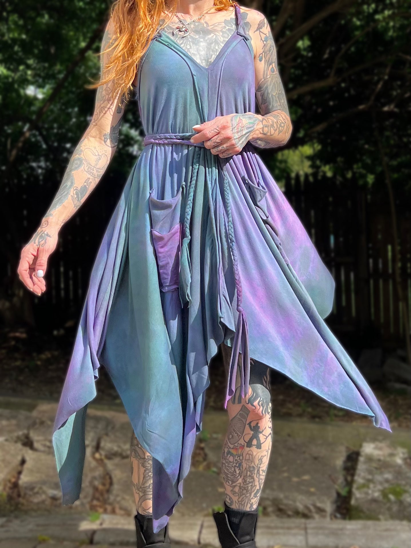 Adventuring Dress Solstice colorway