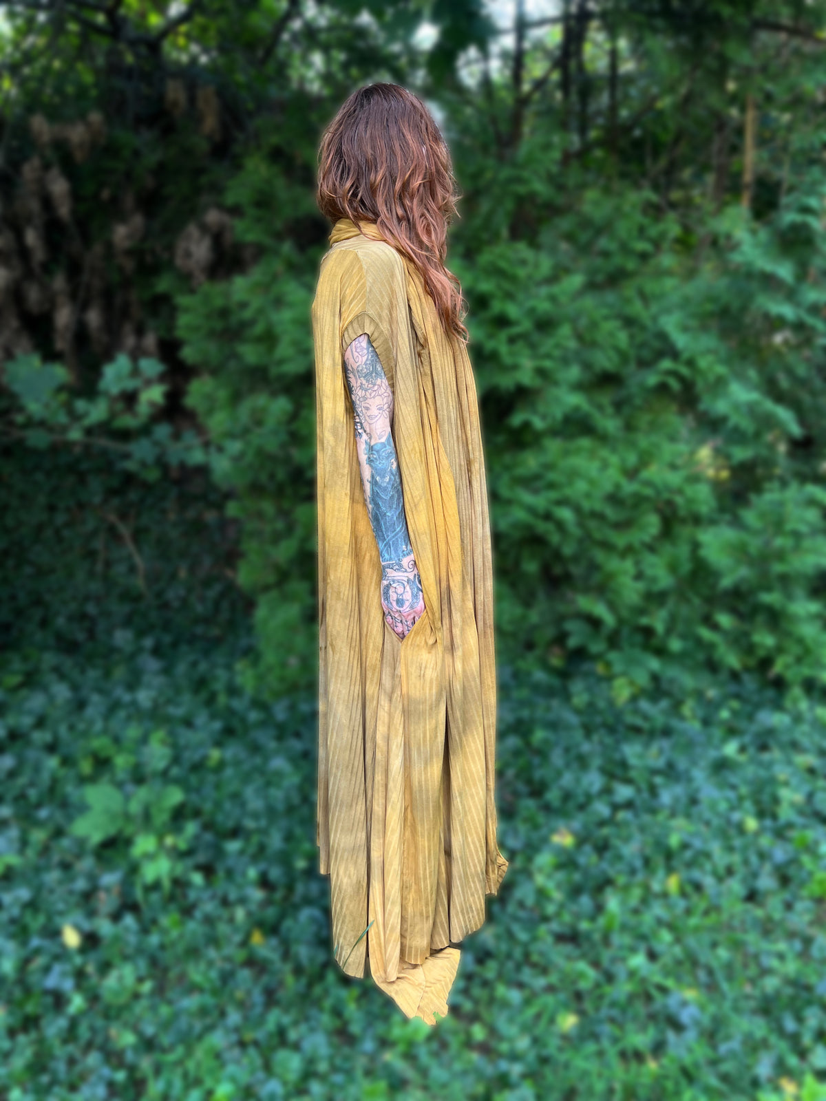 Your Favorite NPC Cloak Full Length September Sun  OOAK
