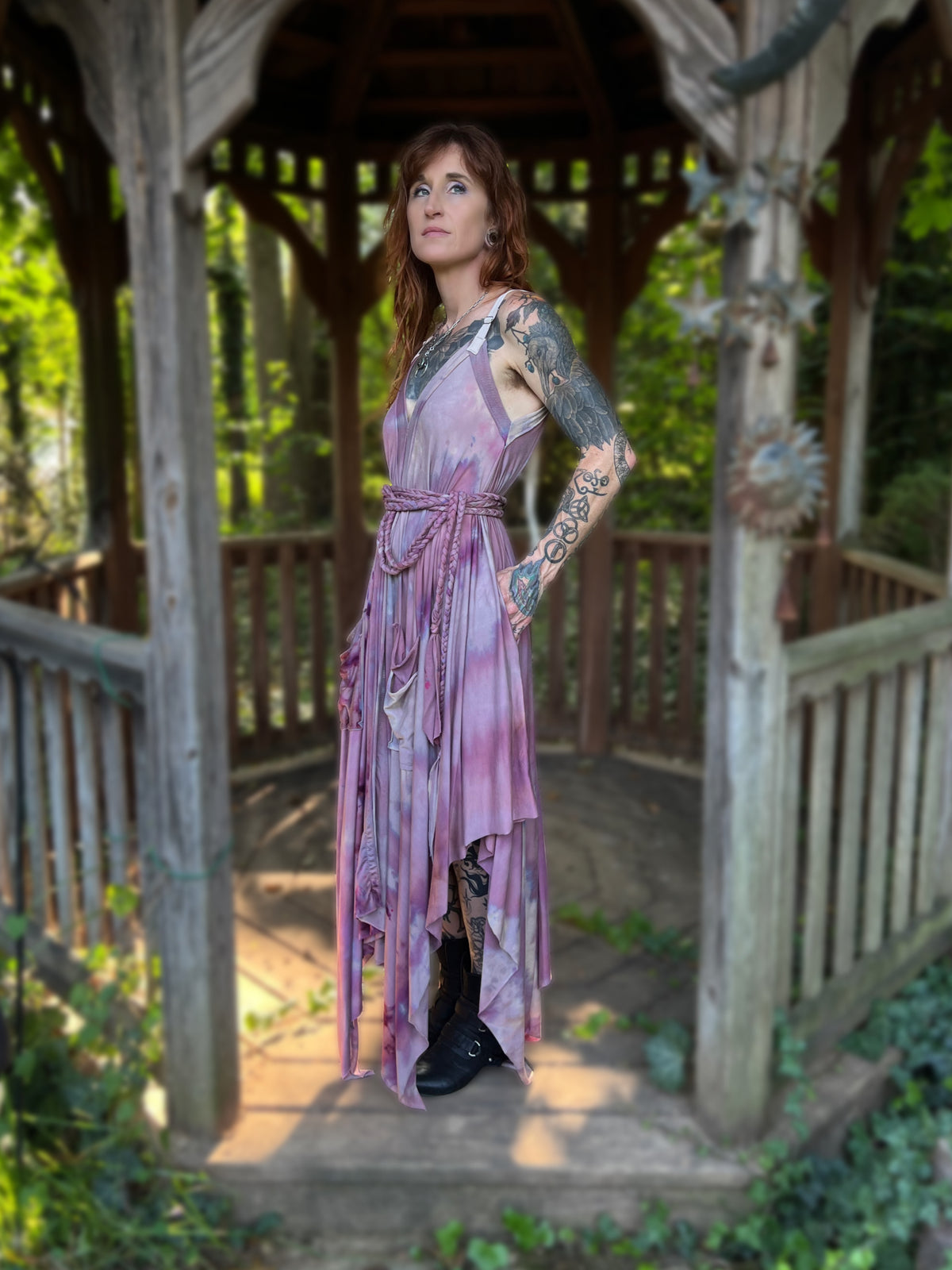 Adjustable Adventuring Dress Sweet Pea