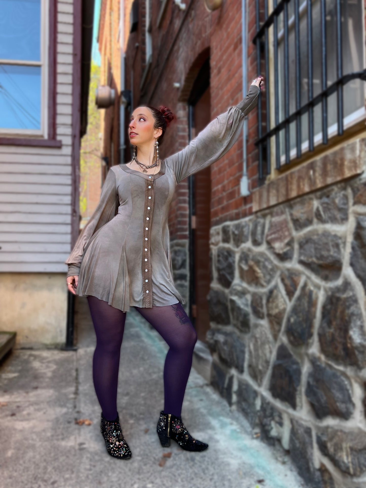 Dorian Dress Broadsword colorway