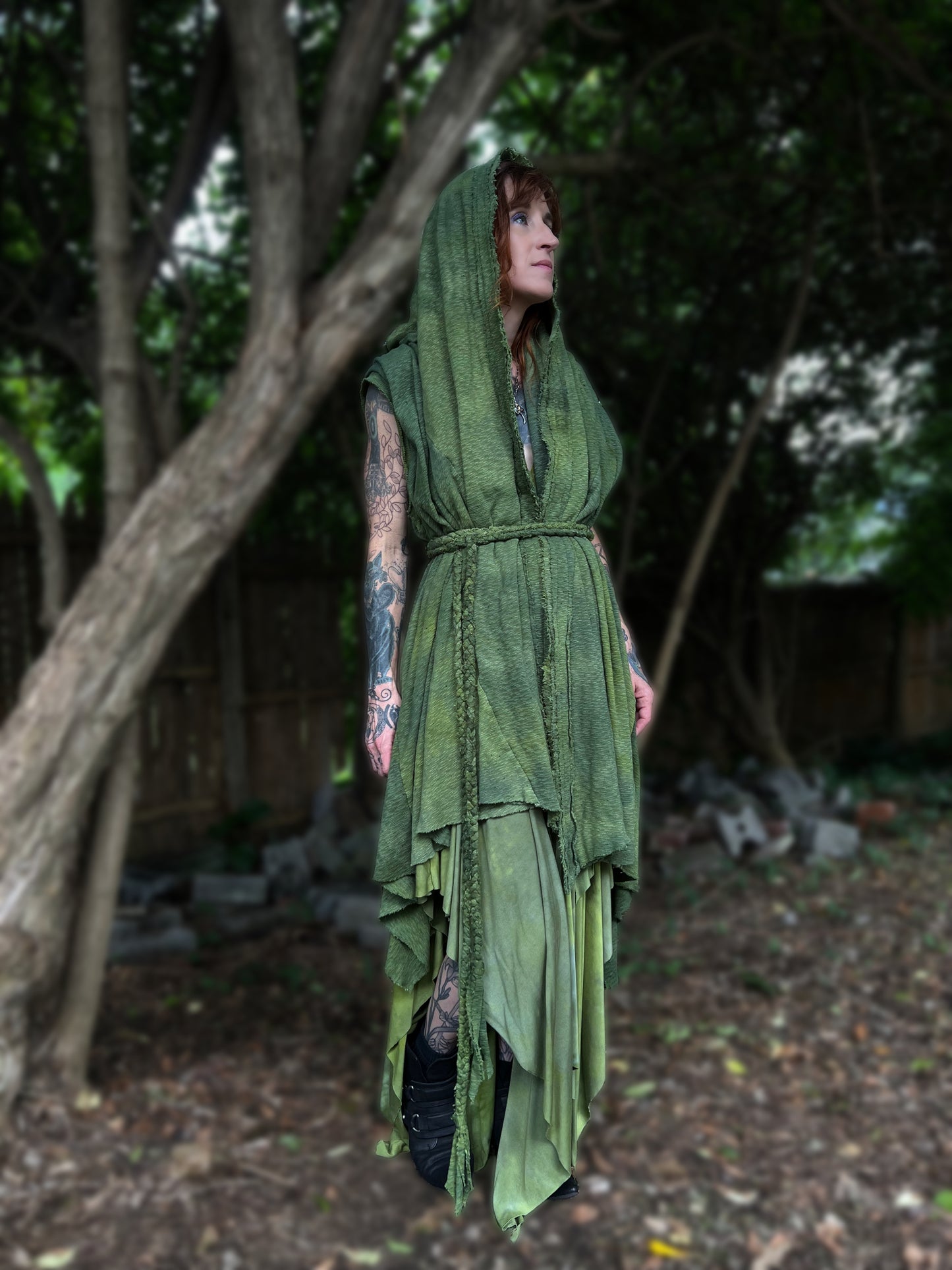 Your Favorite NPC Cloak Cropped Laurel OOAK