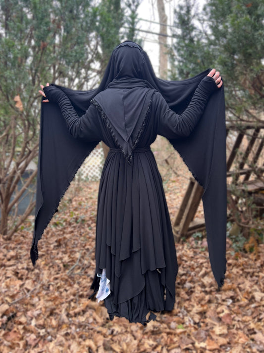 Traveler’s Cloak Jet Black Winter Edition