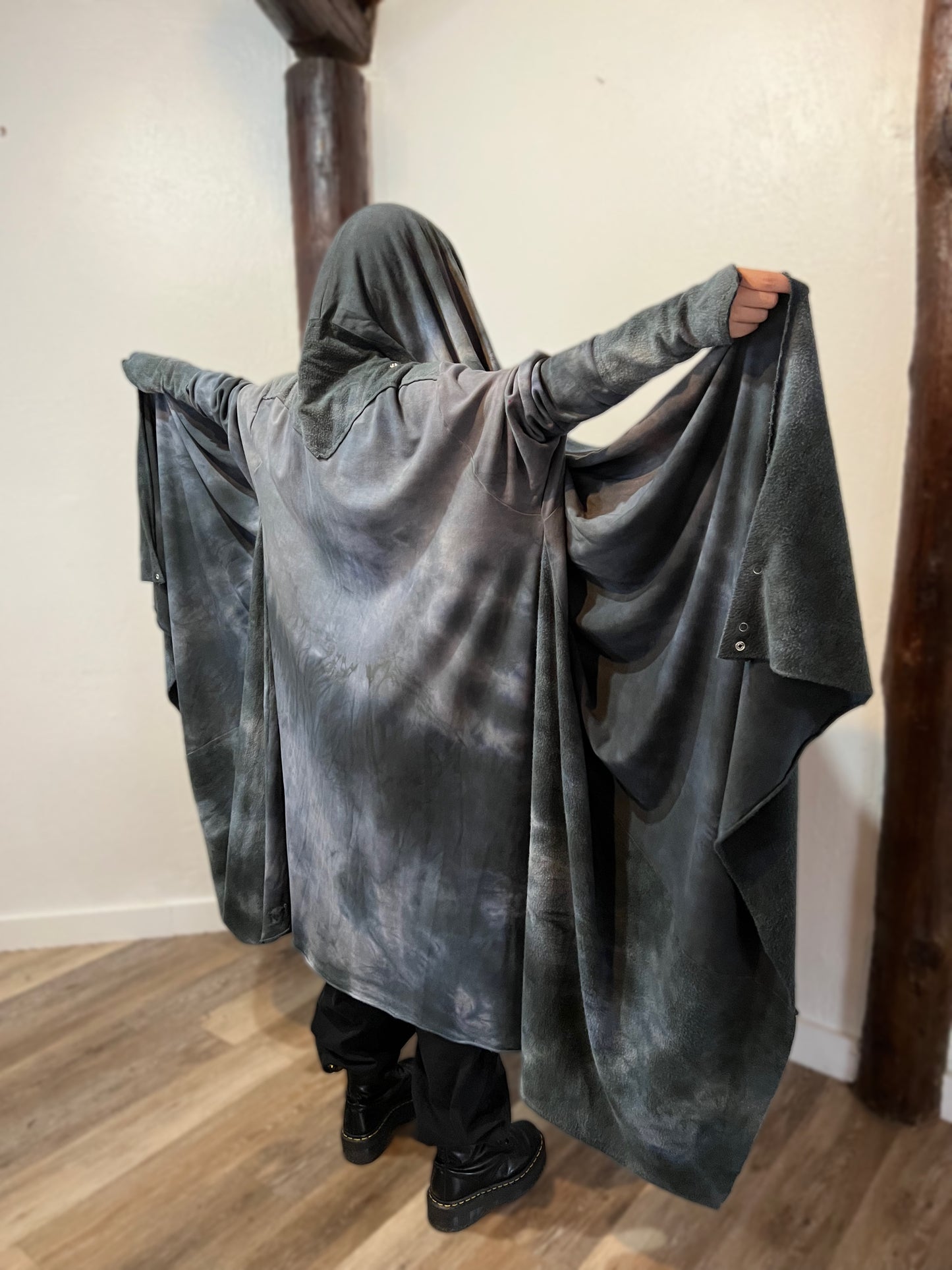 Your Favorite NPC Cloak Ocracoke colorway OOAK