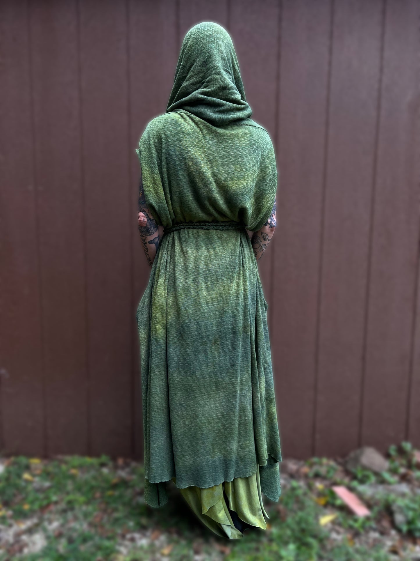 Your Favorite NPC Cloak Full Length Laurel OOAK