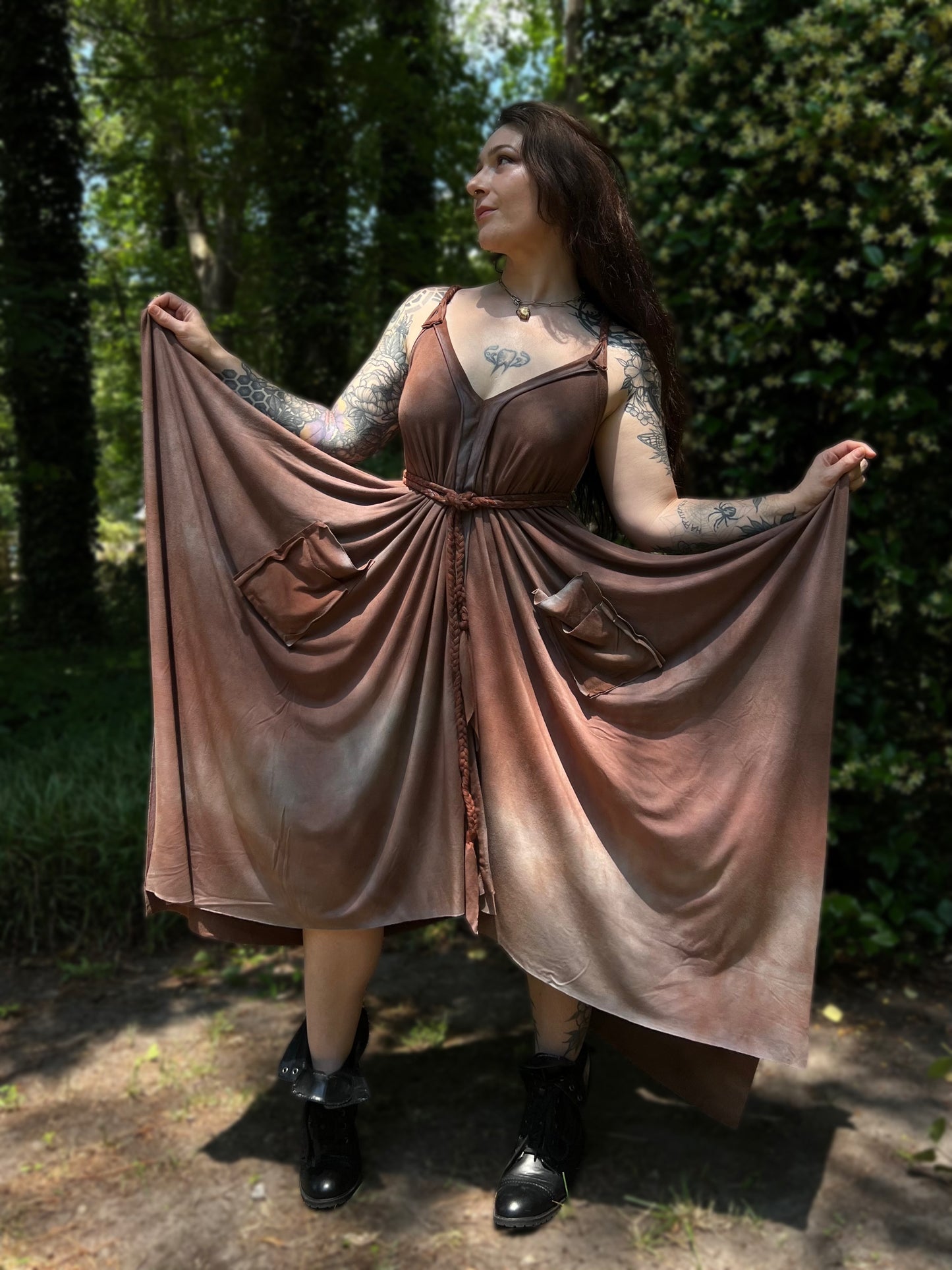 Adventuring Dress Porcellio colorway