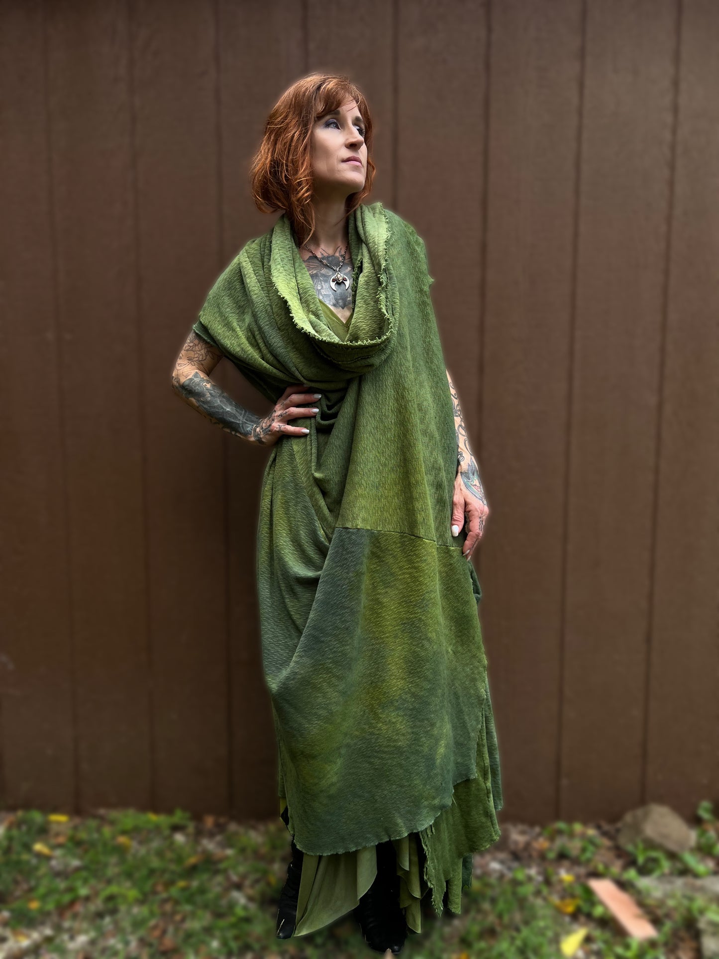 Your Favorite NPC Cloak Full Length Laurel OOAK