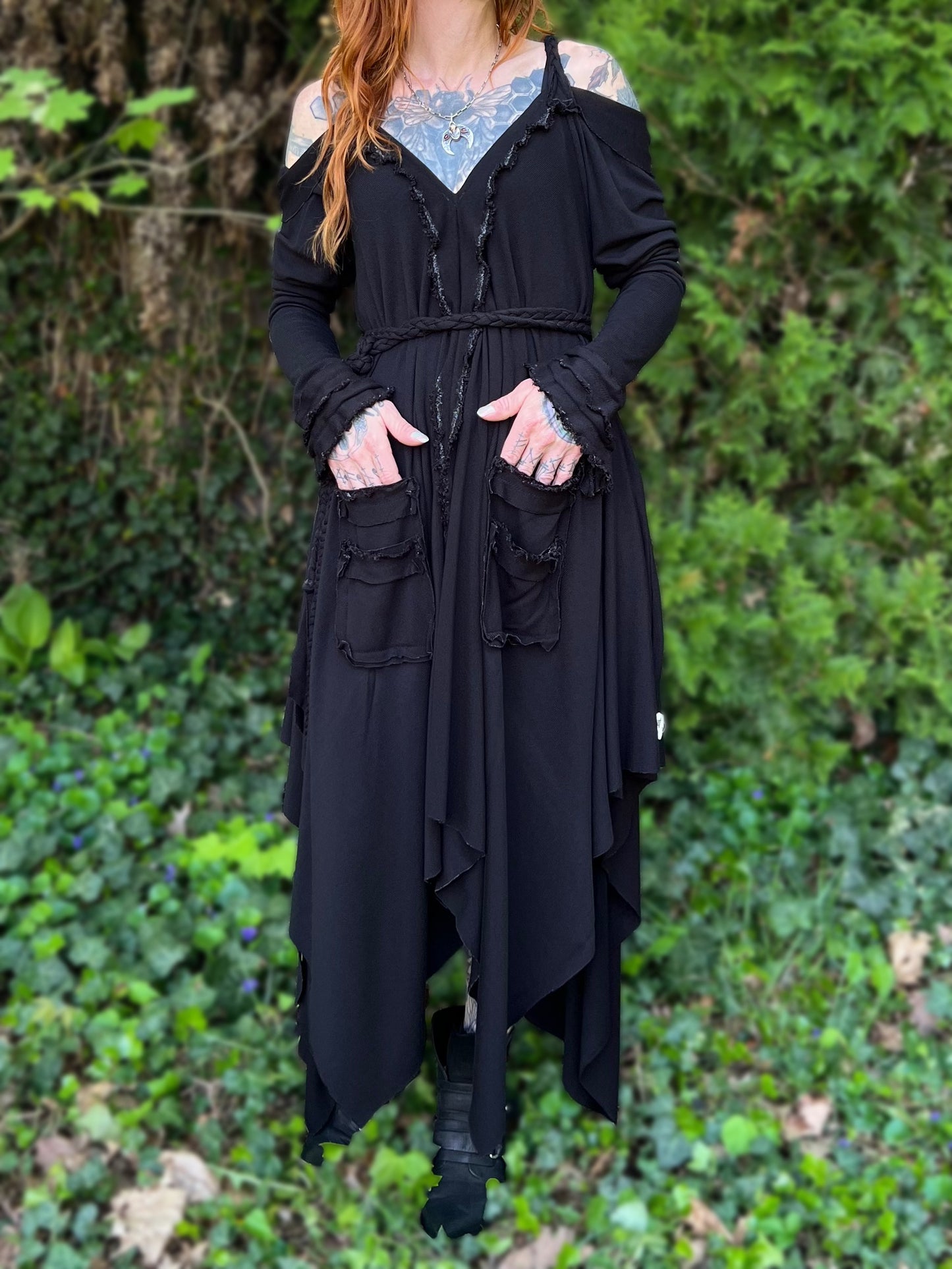 Adventuring Dress Midnight colorway
