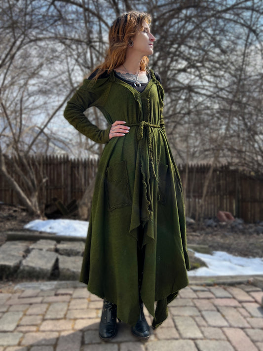 Adventuring Dress BogWitch Colorway OOAK