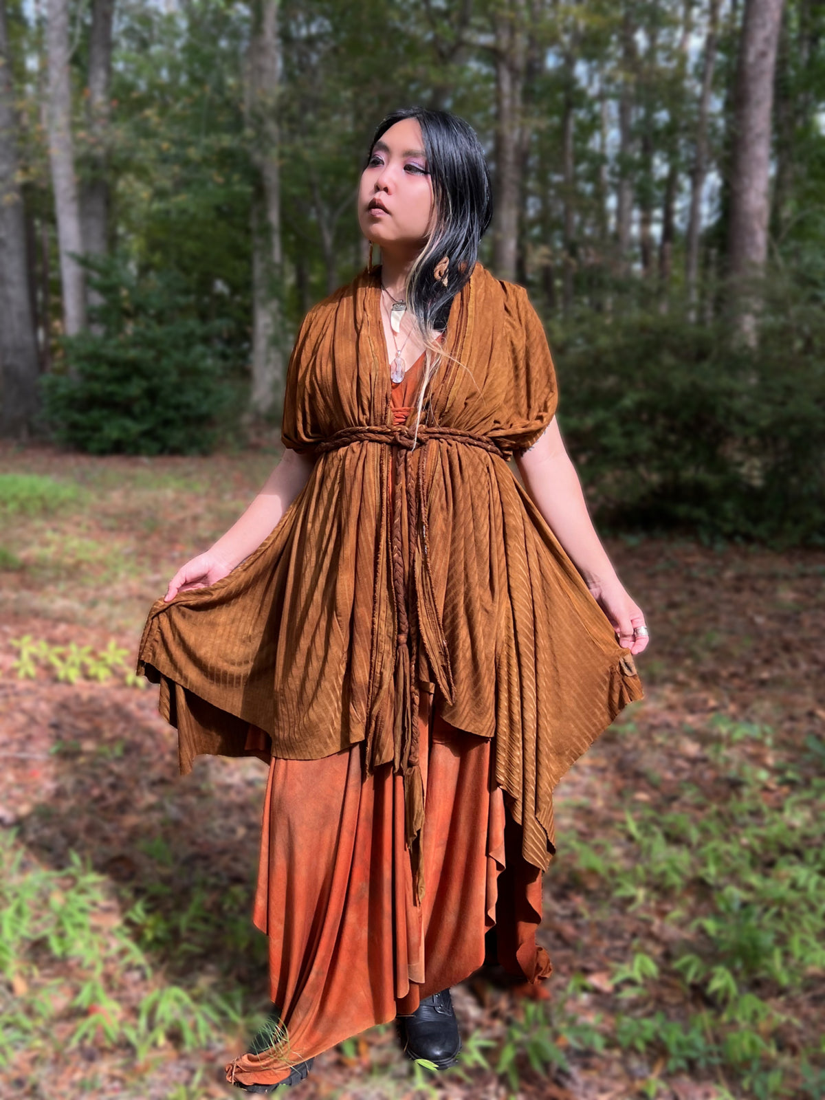 Your Favorite NPC Cloak Cropped Silt OOAK