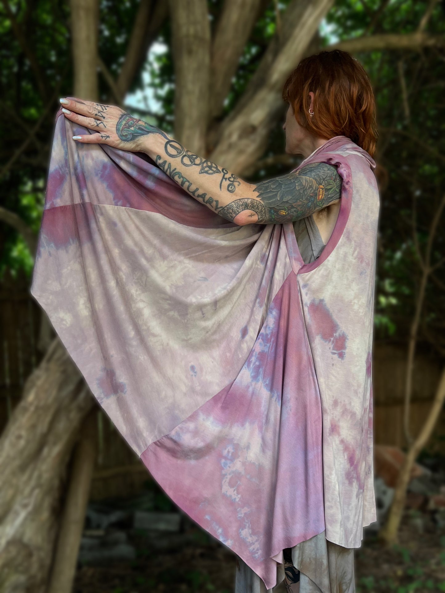 Your Favorite NPC Cloak Cropped Sweet Pea OOAK