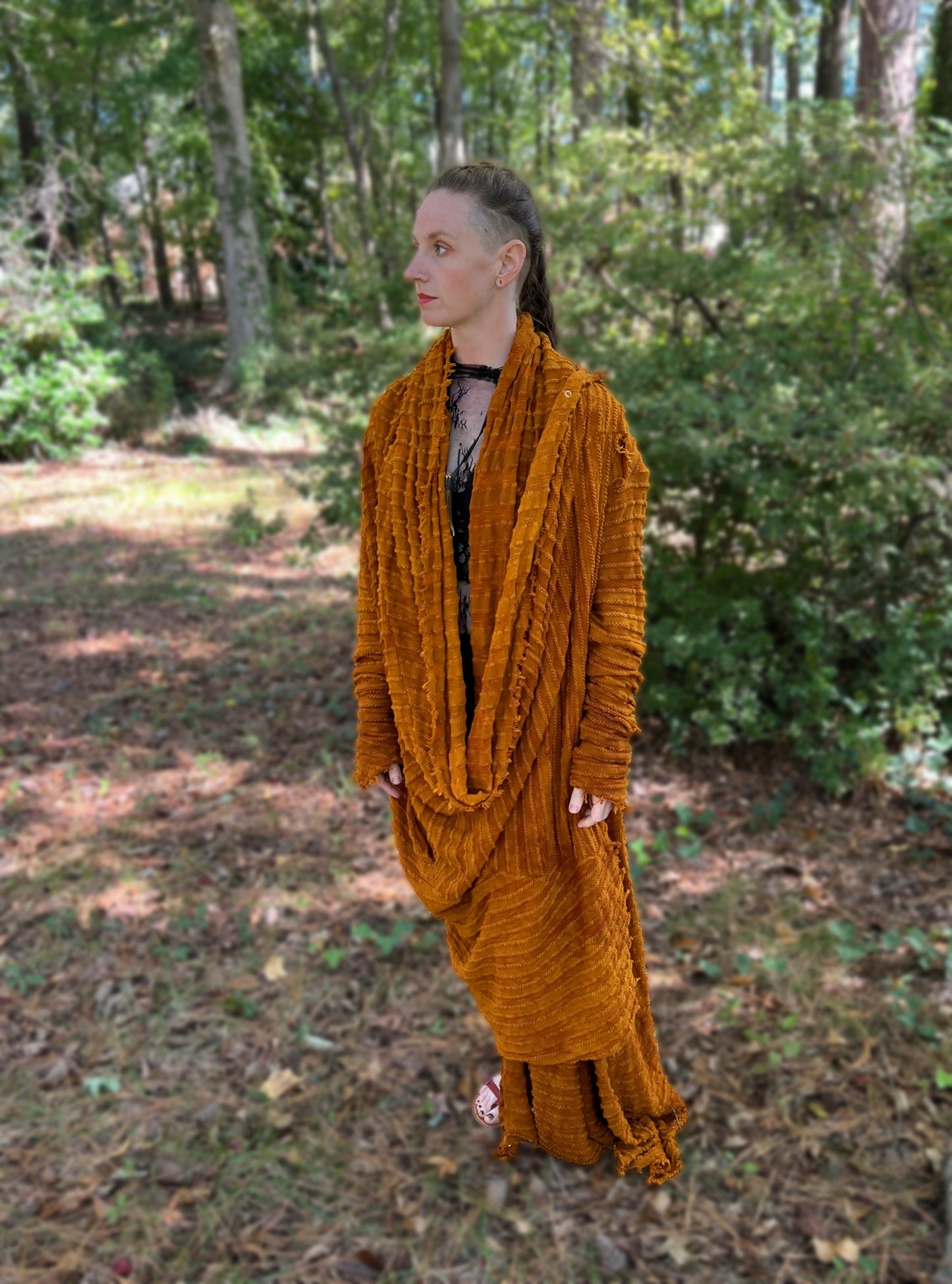 Your Favorite NPC Cloak Helianthus colorway OOAK