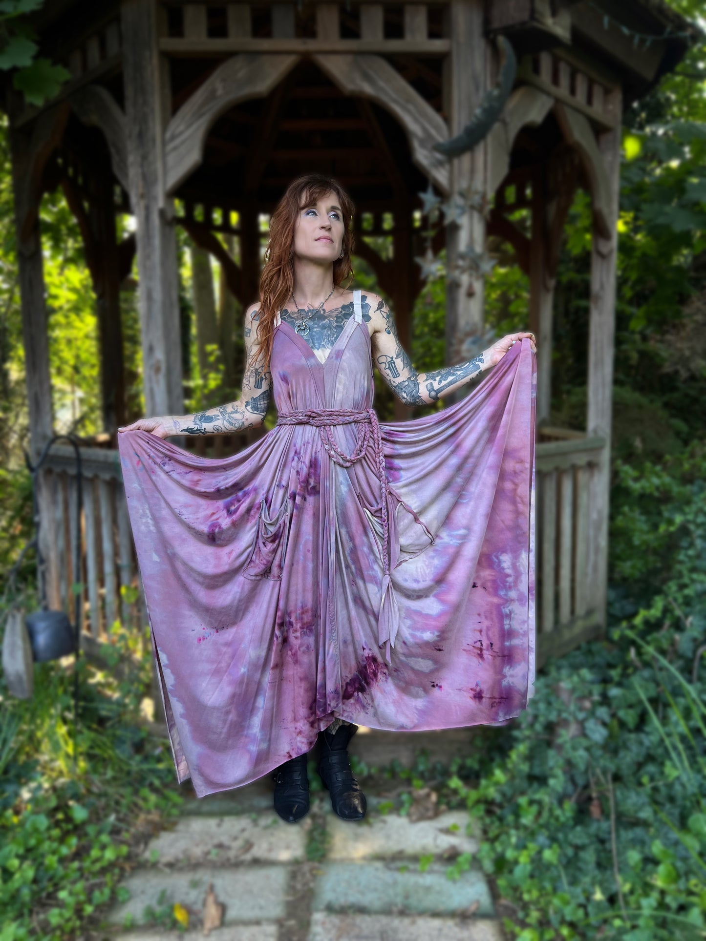 Adjustable Adventuring Dress Sweet Pea