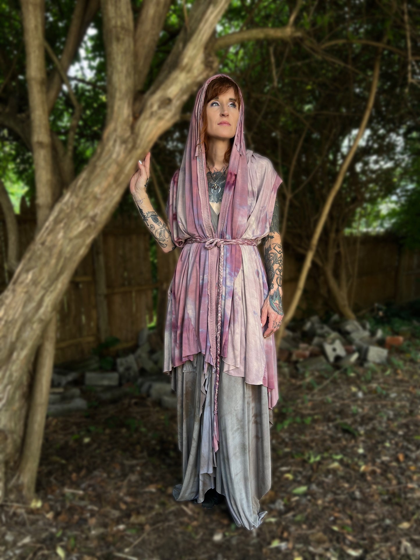 Your Favorite NPC Cloak Cropped Sweet Pea OOAK