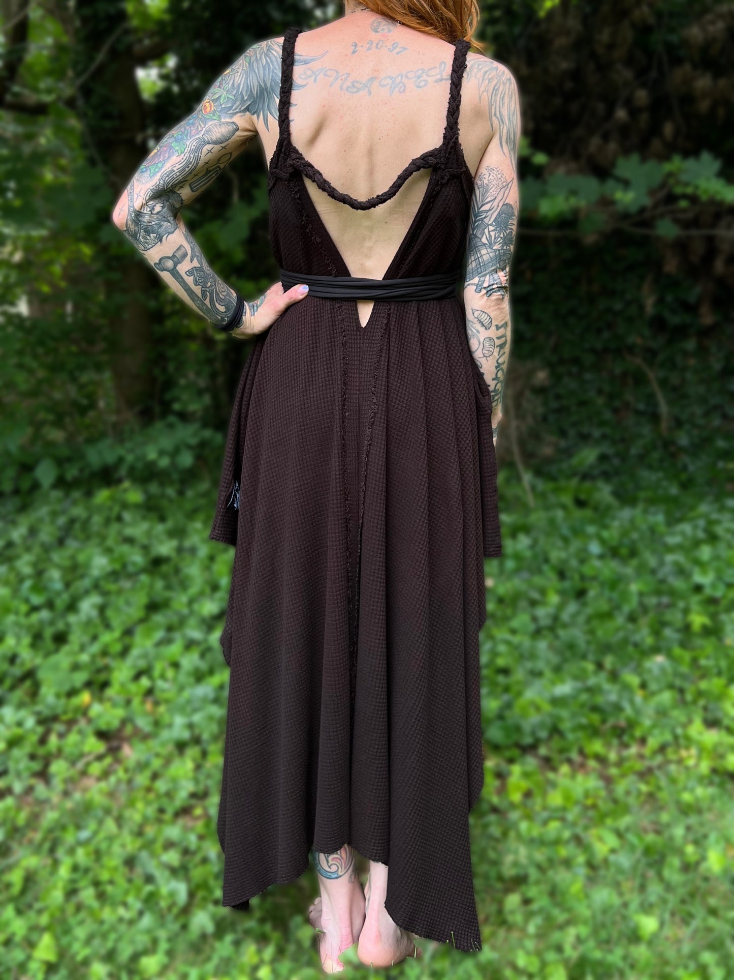 Adventuring Dress Earthen colorway OOAK