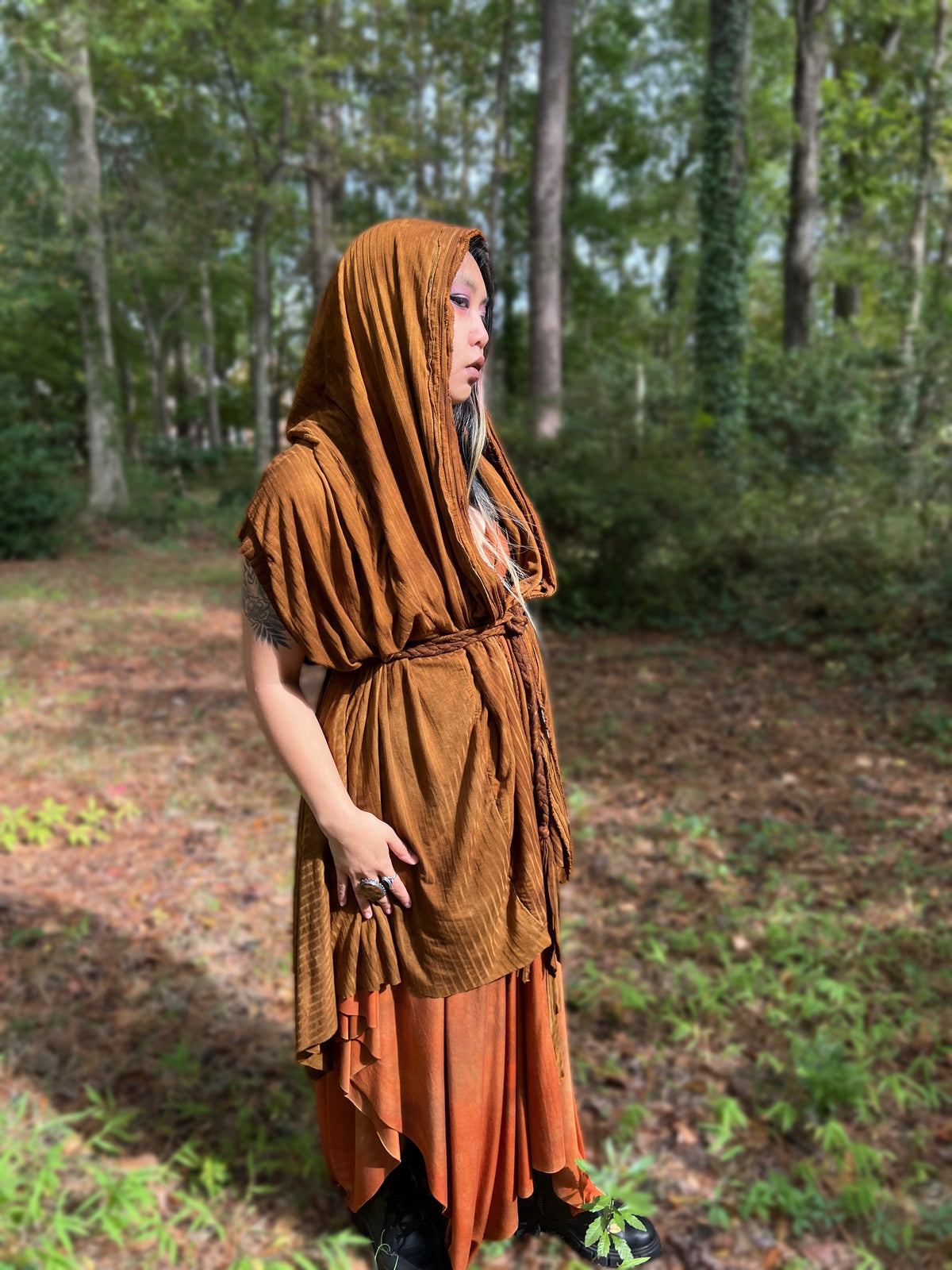 Your Favorite NPC Cloak Cropped Silt OOAK