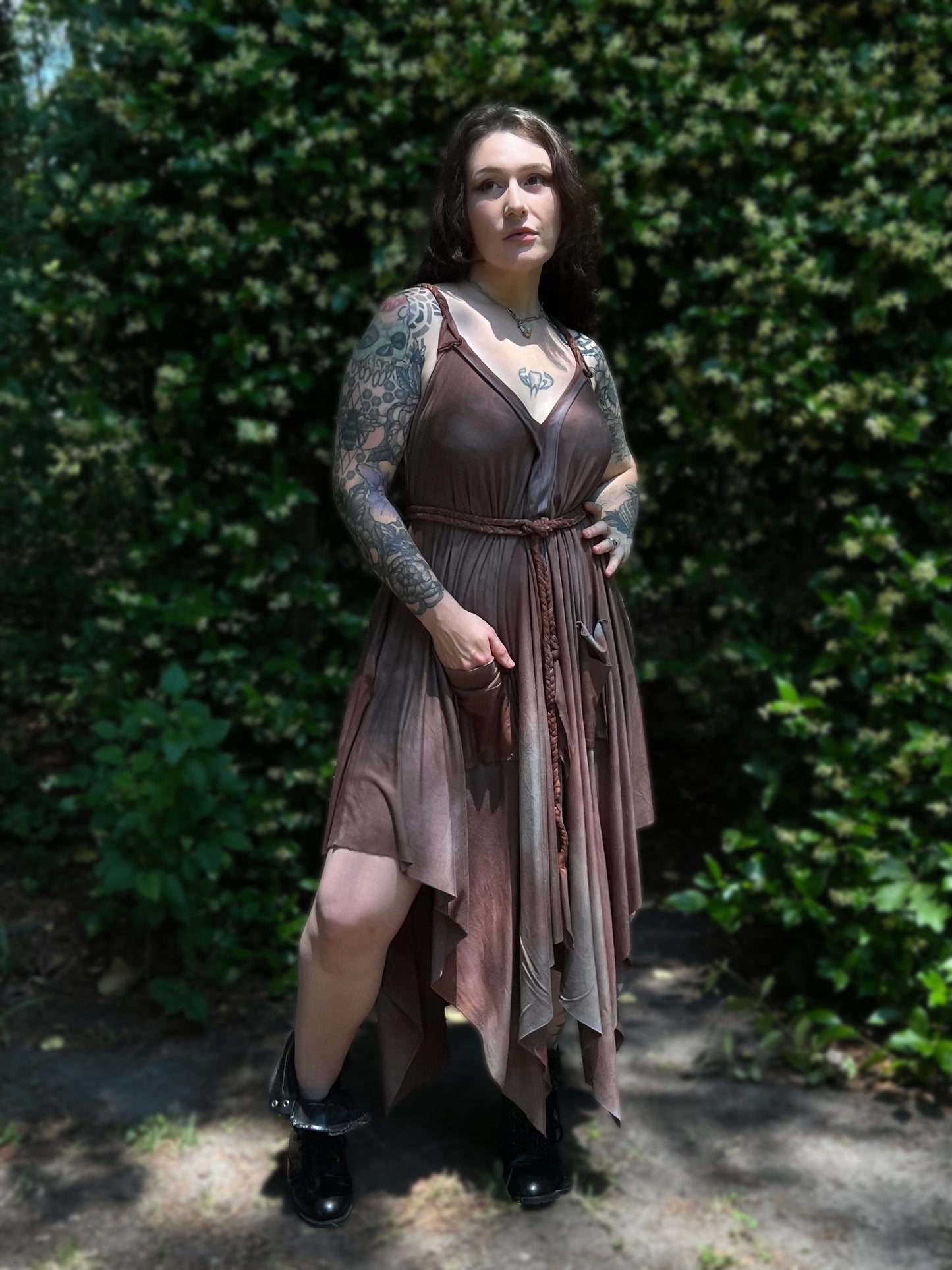 Adventuring Dress Porcellio colorway