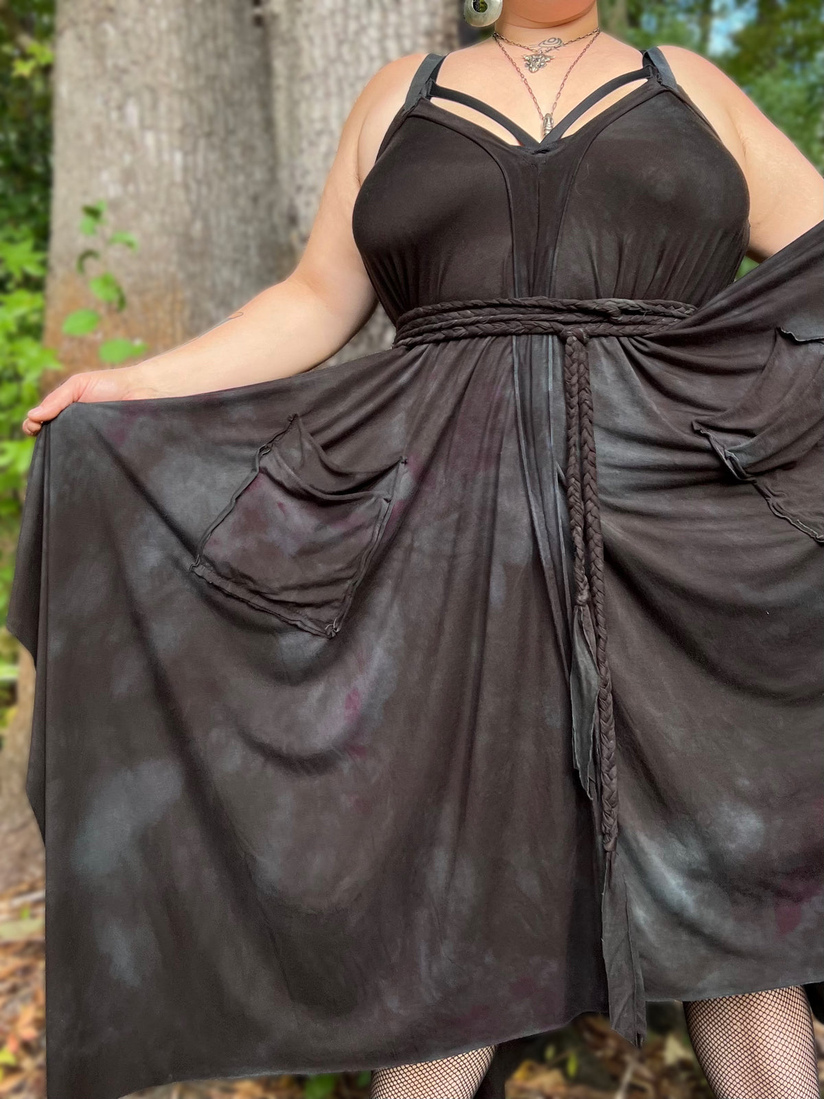 Adjustable Adventuring Dress Witching Hour OOAK