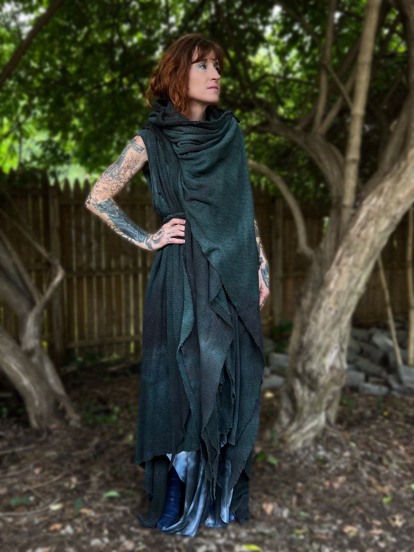 Traveler’s Cloak Woods Witch OOAK
