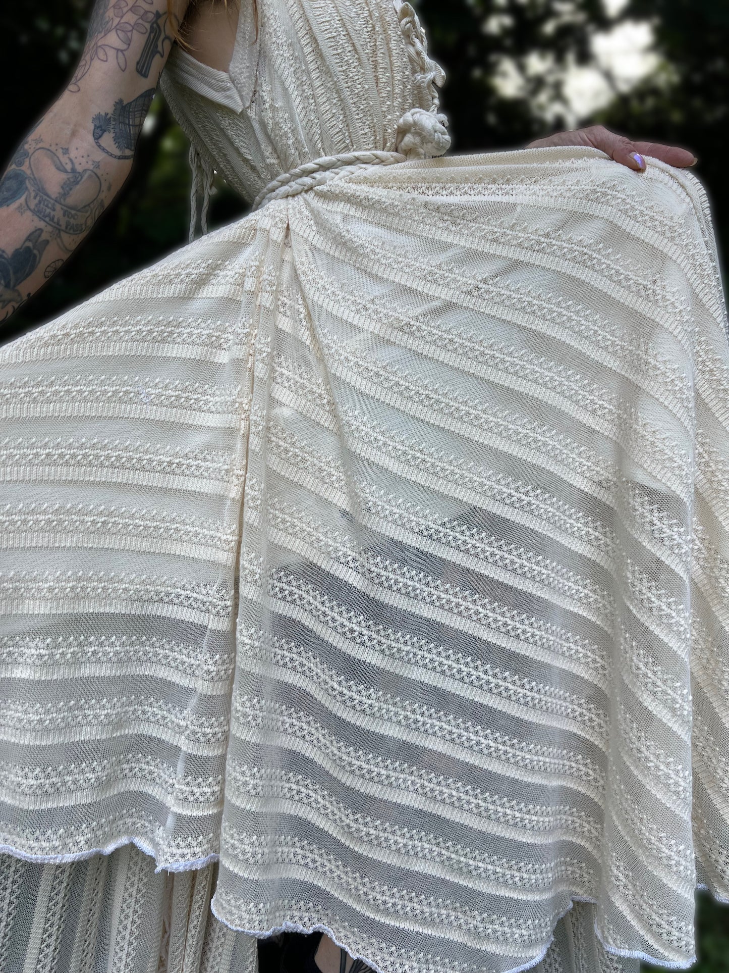 Elderflower Chemise in Sheer Sweaterknit