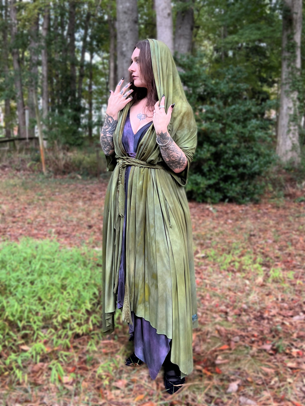 Your Favorite NPC Cloak Viburnum OOAK