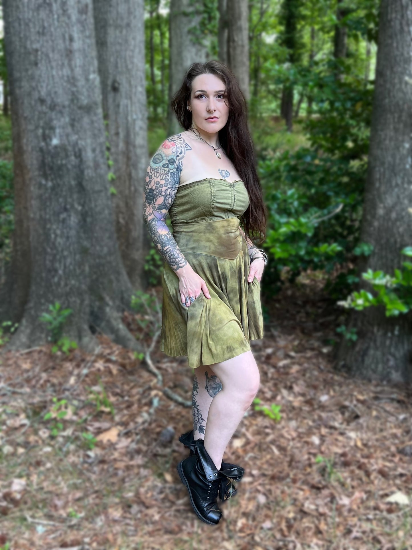Danse Macabre Mini Skirt Understory colorway