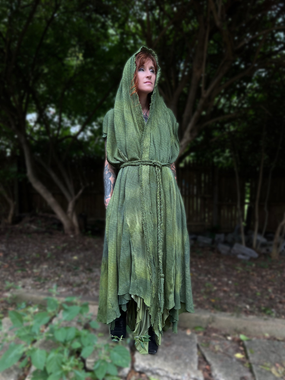 Your Favorite NPC Cloak Full Length Laurel OOAK