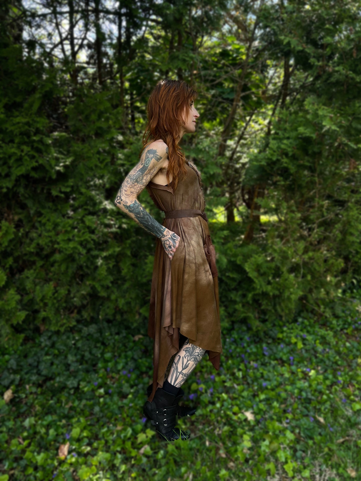 Adventuring Dress Faun colorway