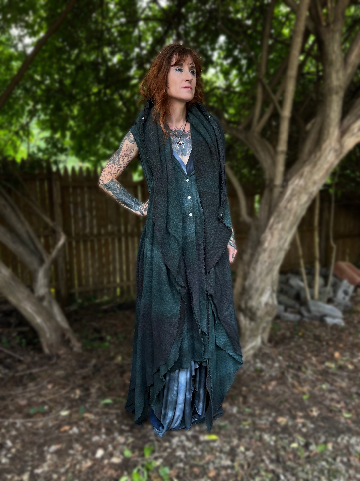Traveler’s Cloak Woods Witch OOAK