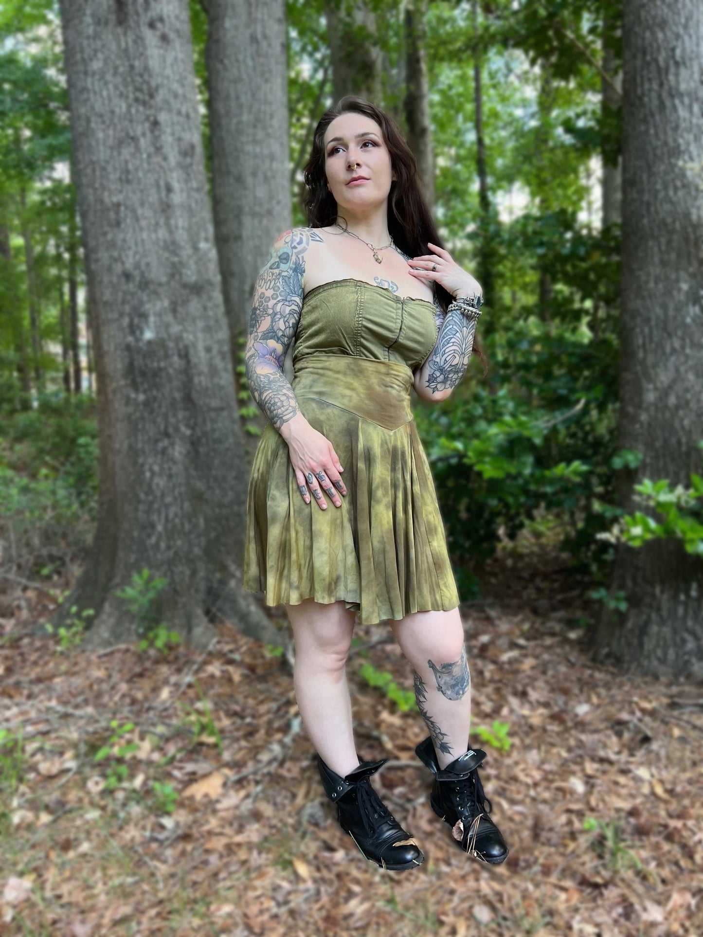 Danse Macabre Mini Skirt Understory colorway