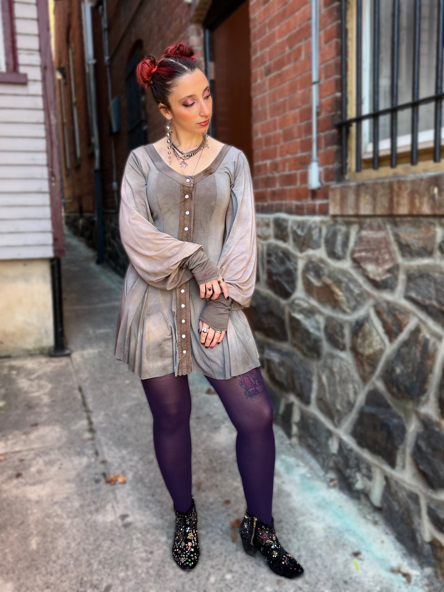 Dorian Dress Broadsword colorway