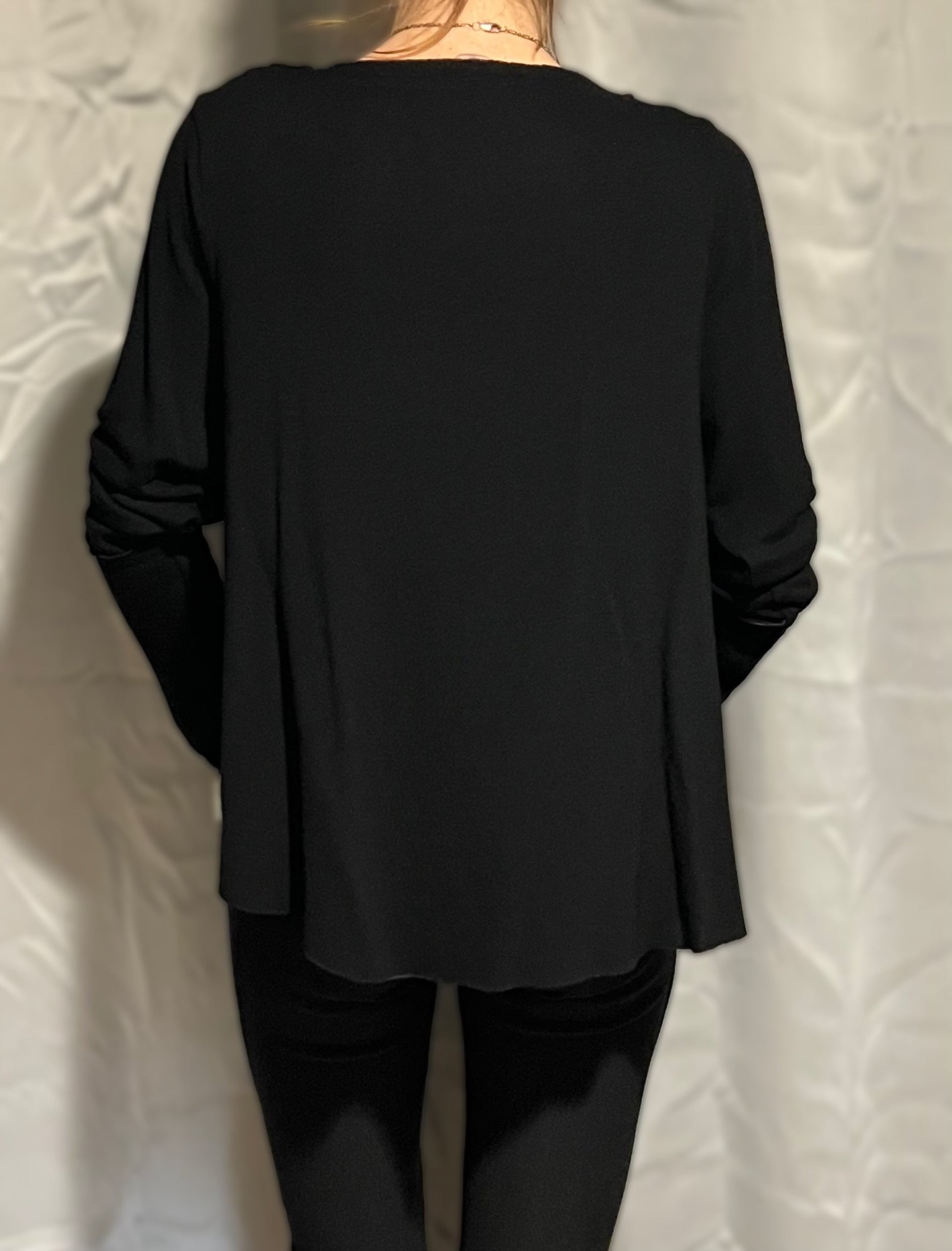 Tupelo Cropped Tunic Jet Black