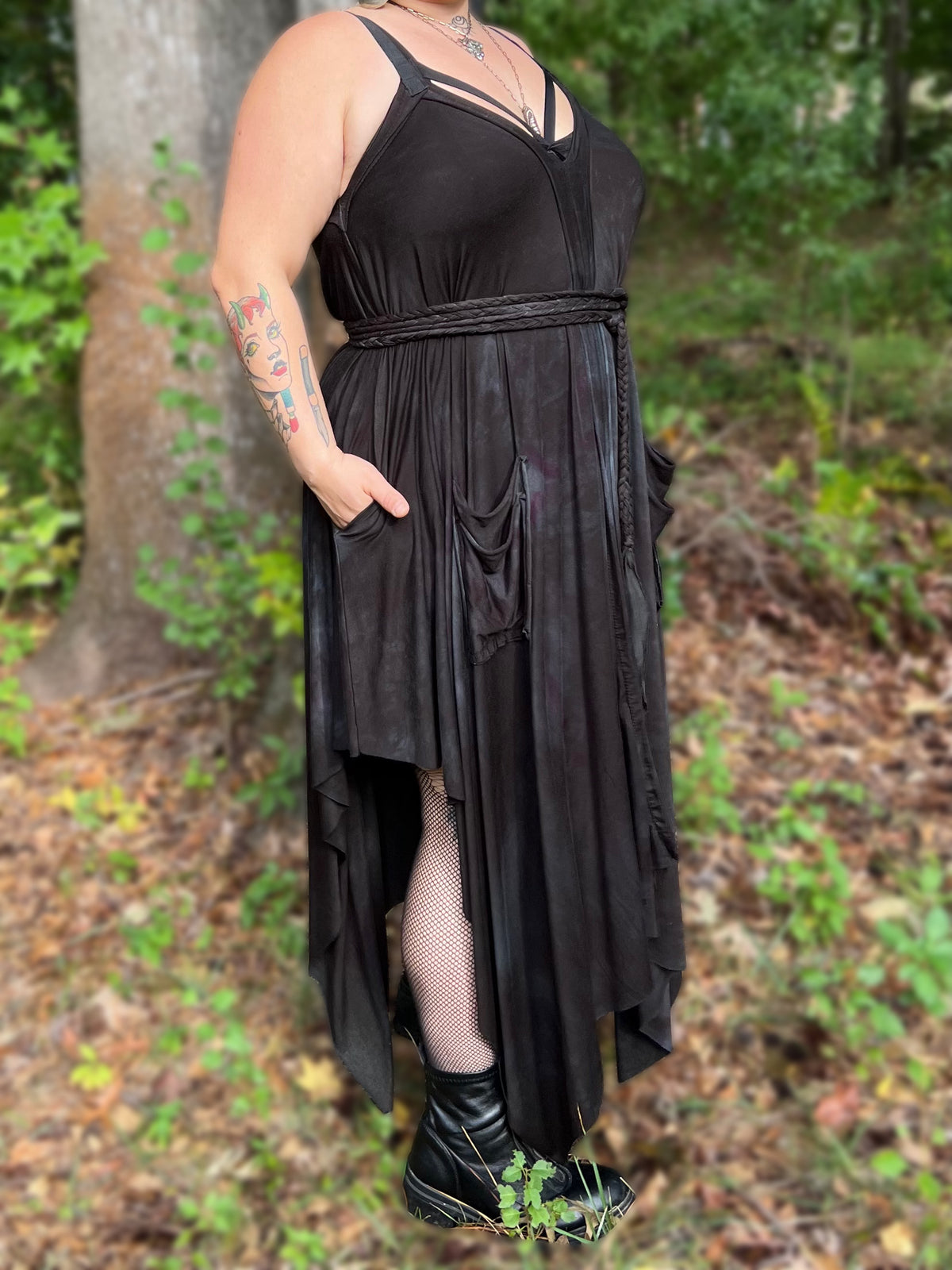 Adjustable Adventuring Dress Witching Hour OOAK