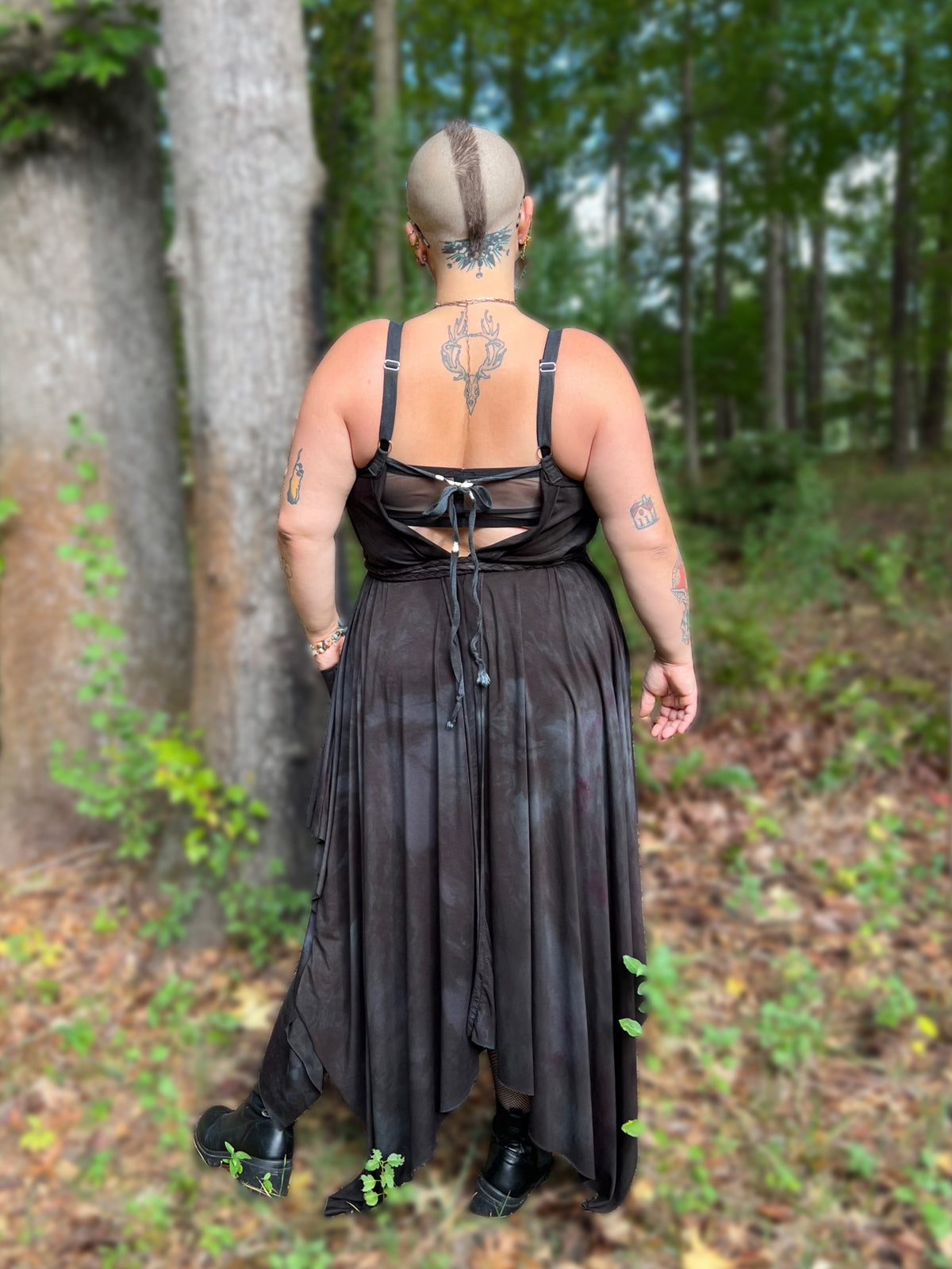 Adjustable Adventuring Dress Witching Hour OOAK