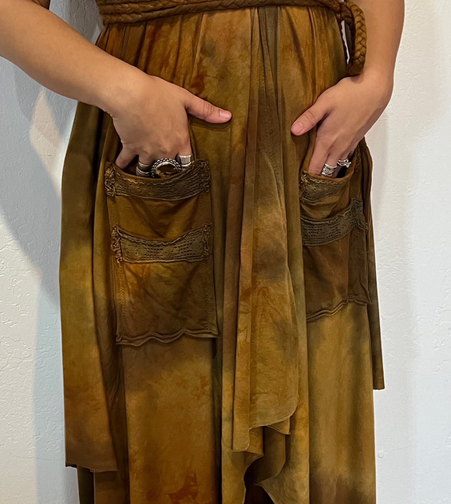 Adventuring Dress Live Oak colorway