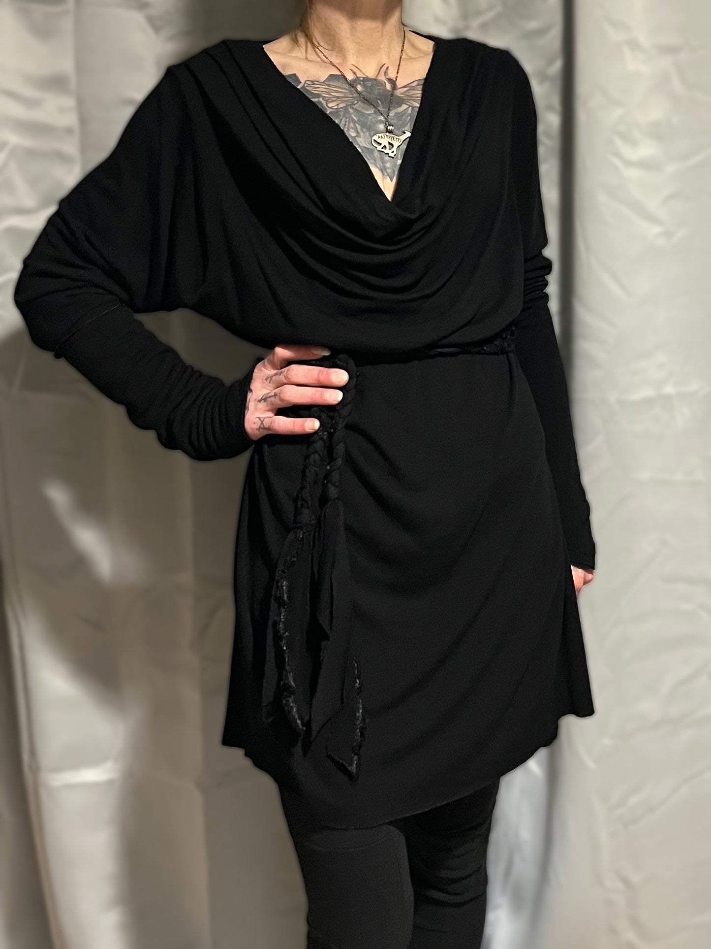 Tupelo Tunic Jet Black Long version