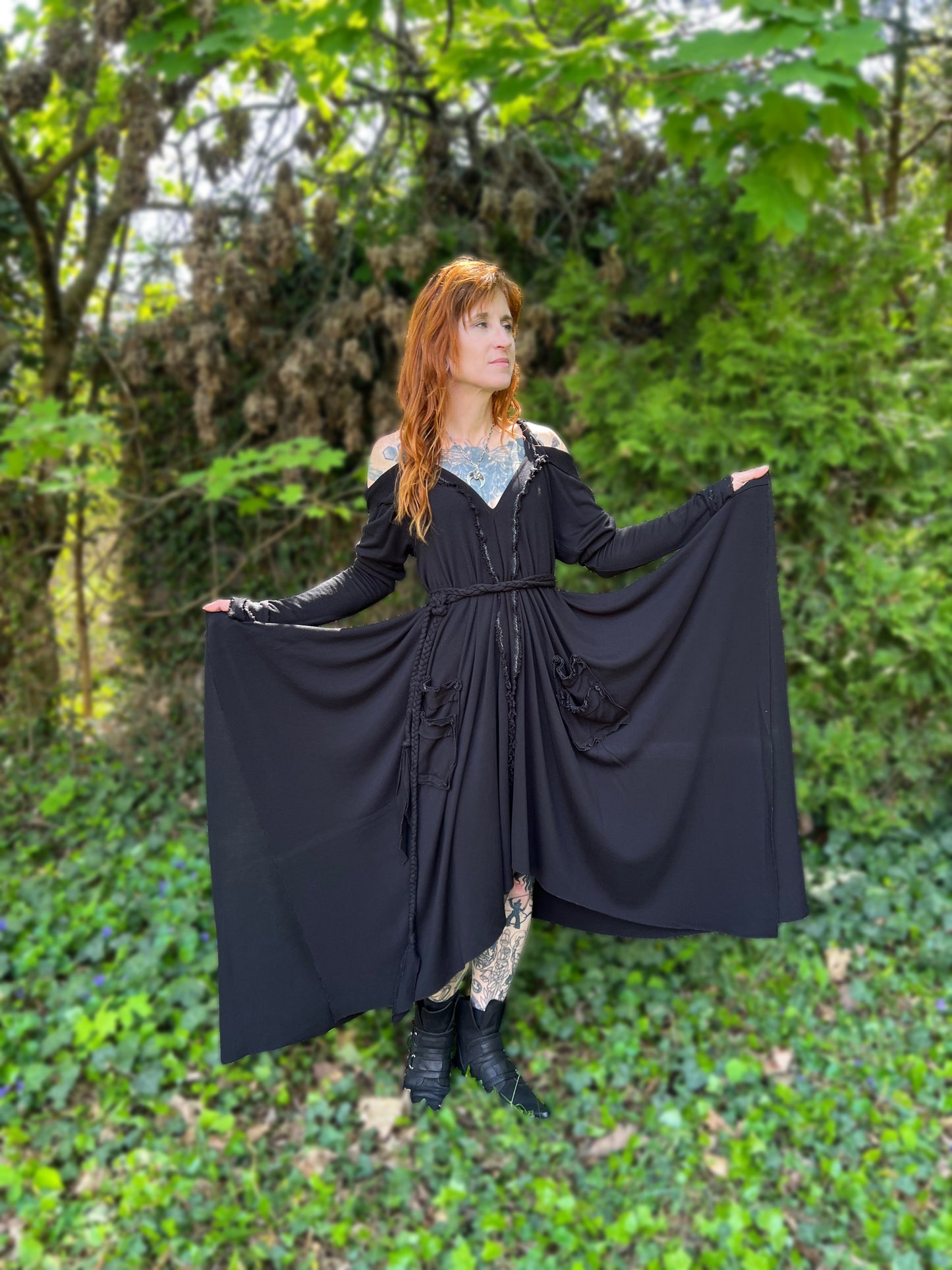 Adventuring Dress Midnight colorway