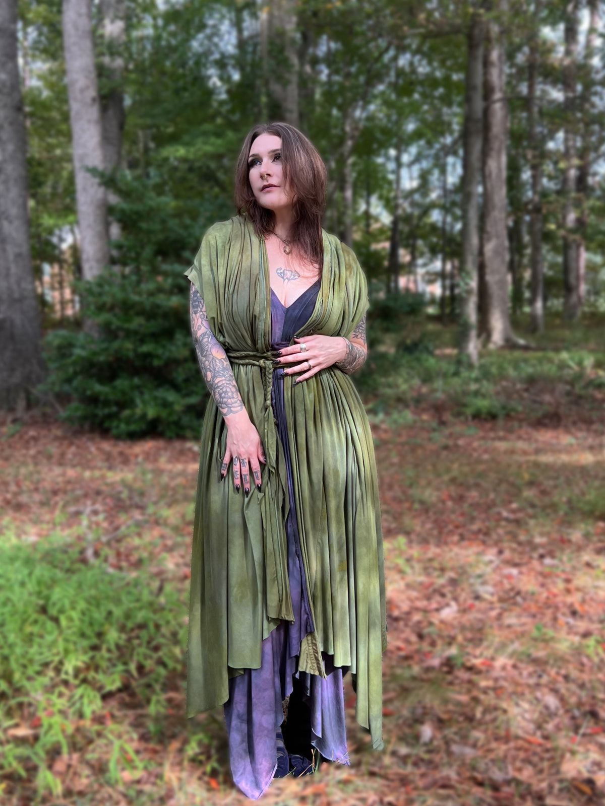 Your Favorite NPC Cloak Viburnum OOAK